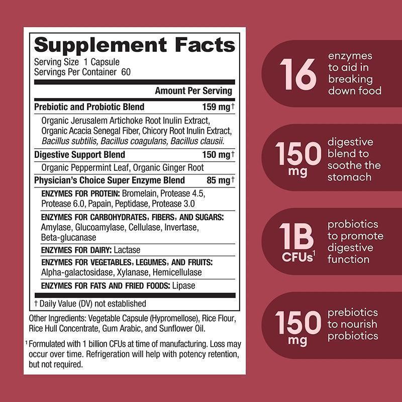 Physician's Choice Digestive Enzymes | Rozalee's Creations