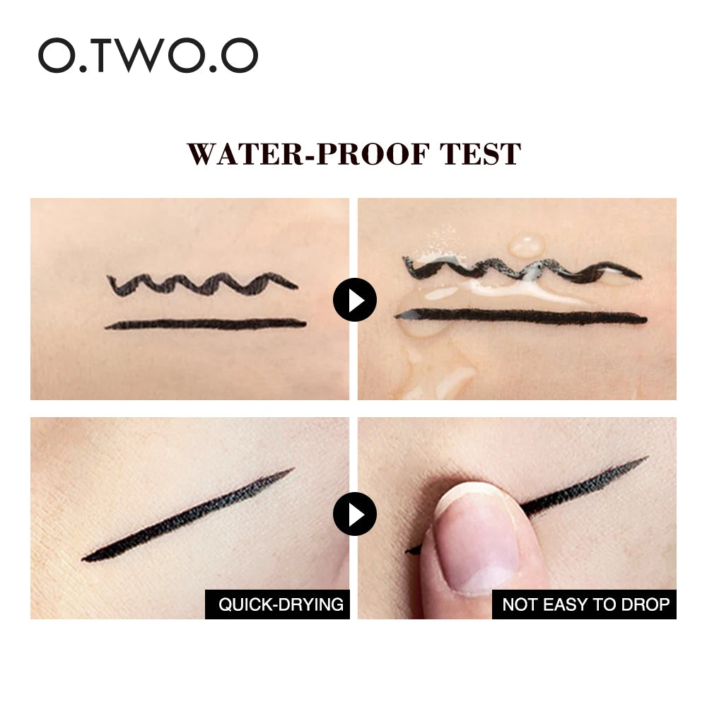 Wing Eyeliner Stamp Waterproof Black Liquid Double End Pen