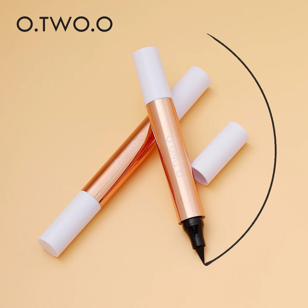 Wing Eyeliner Stamp Waterproof Black Liquid Double End Pen