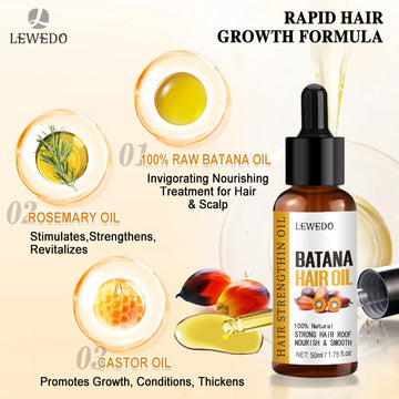 Pure Batana Oil for Fast Hair Growth Nourishing Formula Set