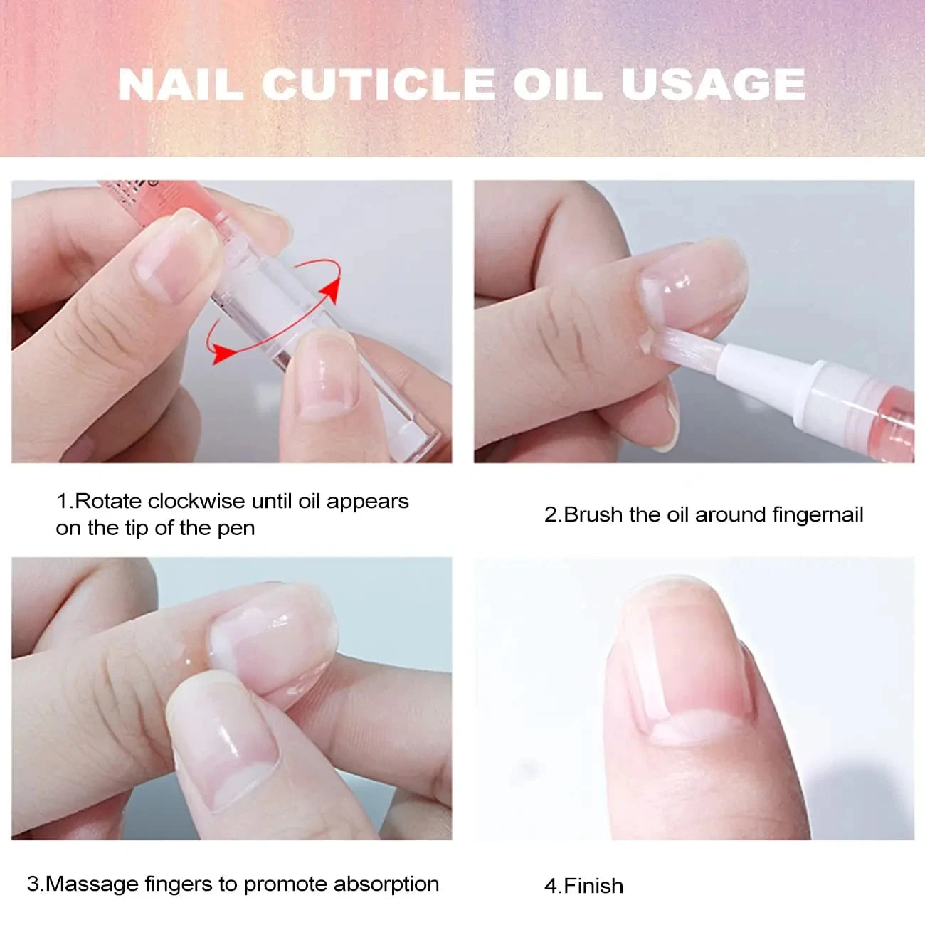 Cuticle Oil Pen Set: 30Pcs Professional Nail Repair Care