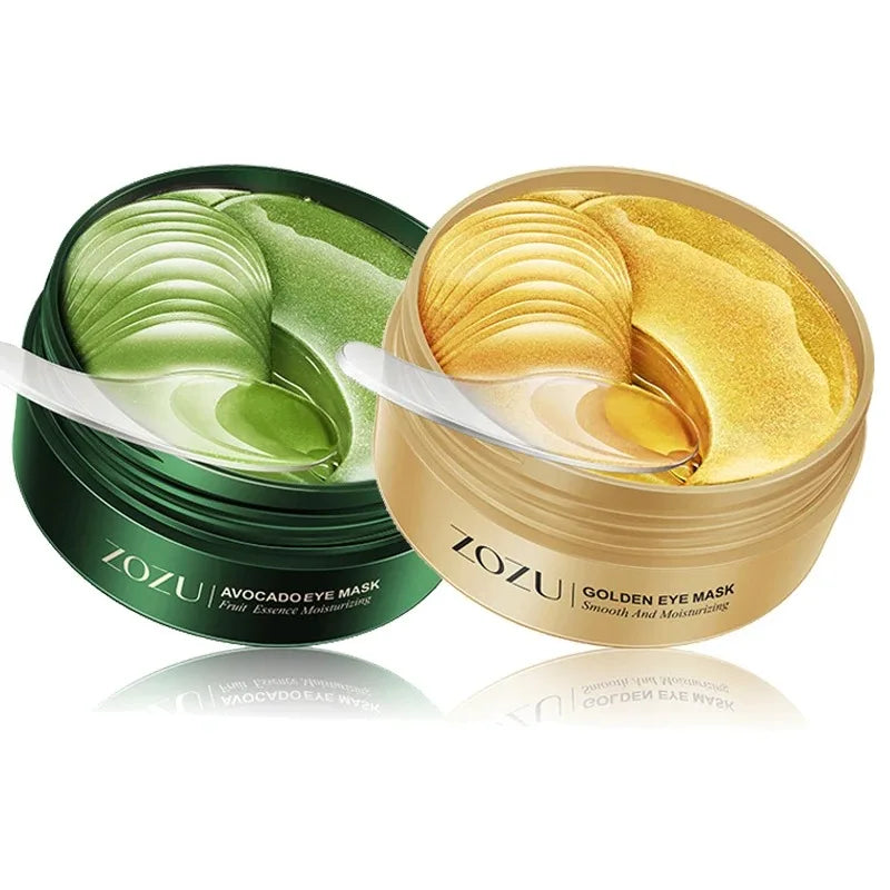 Gold Avocado Eye Mask Anti Wrinkle Dark Circles Patches Set