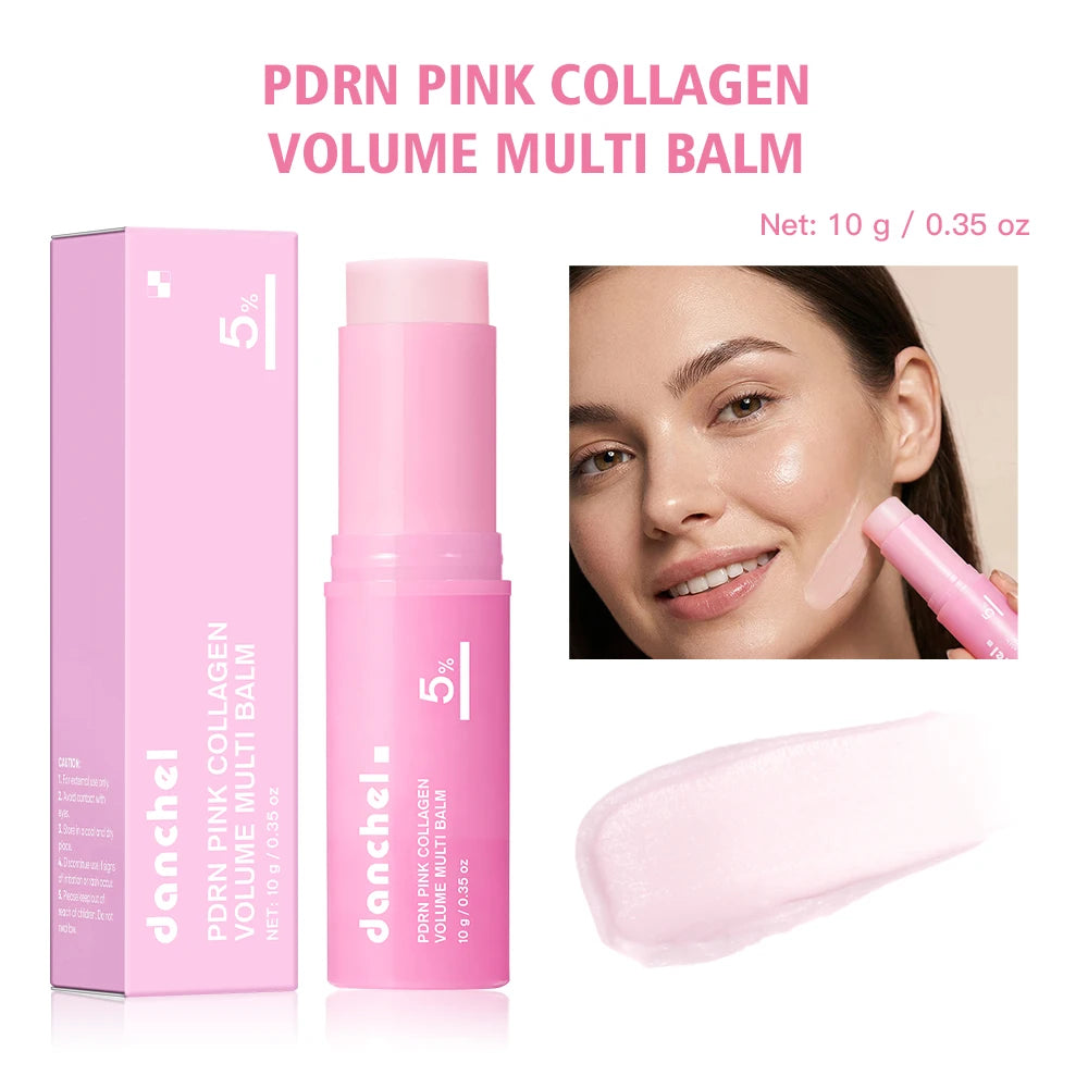 PDRN Pink Collagen Multi Balm Anti Aging Firming Cream Stick