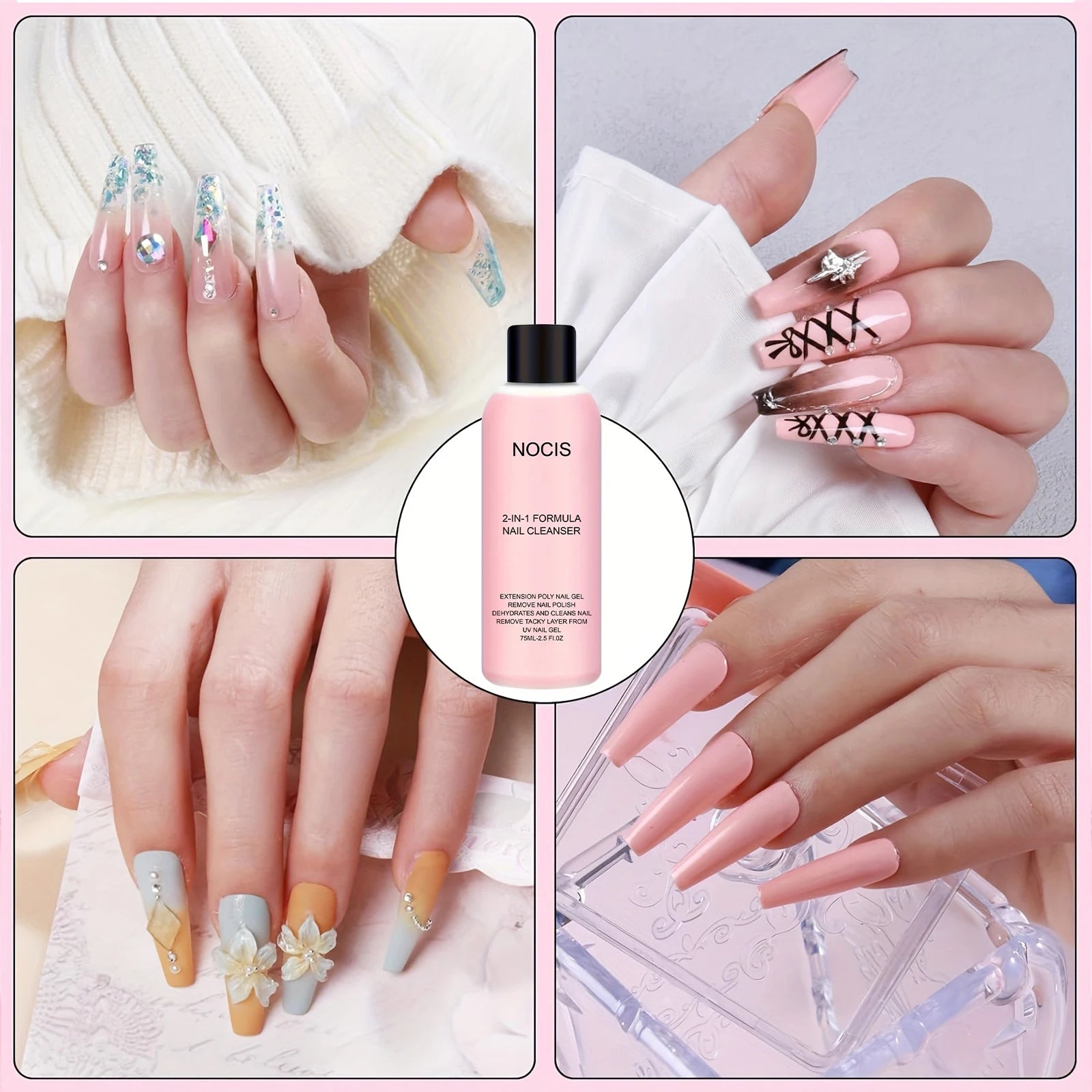 2-in-1 Gel Cleanser and Slip Solution for Poly Gel Nails