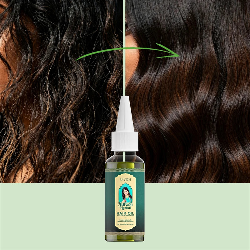 Adivasi Ayurvedic Hair Oil Organic Anti Hair Loss Serum 50ml