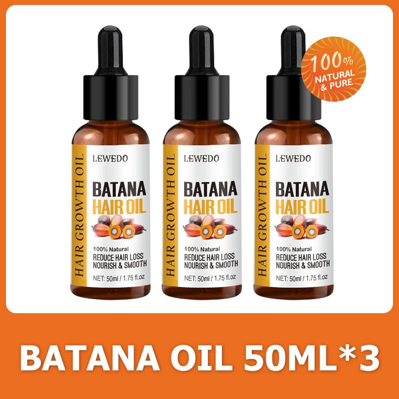 Pure Batana Oil for Fast Hair Growth Nourishing Formula Set