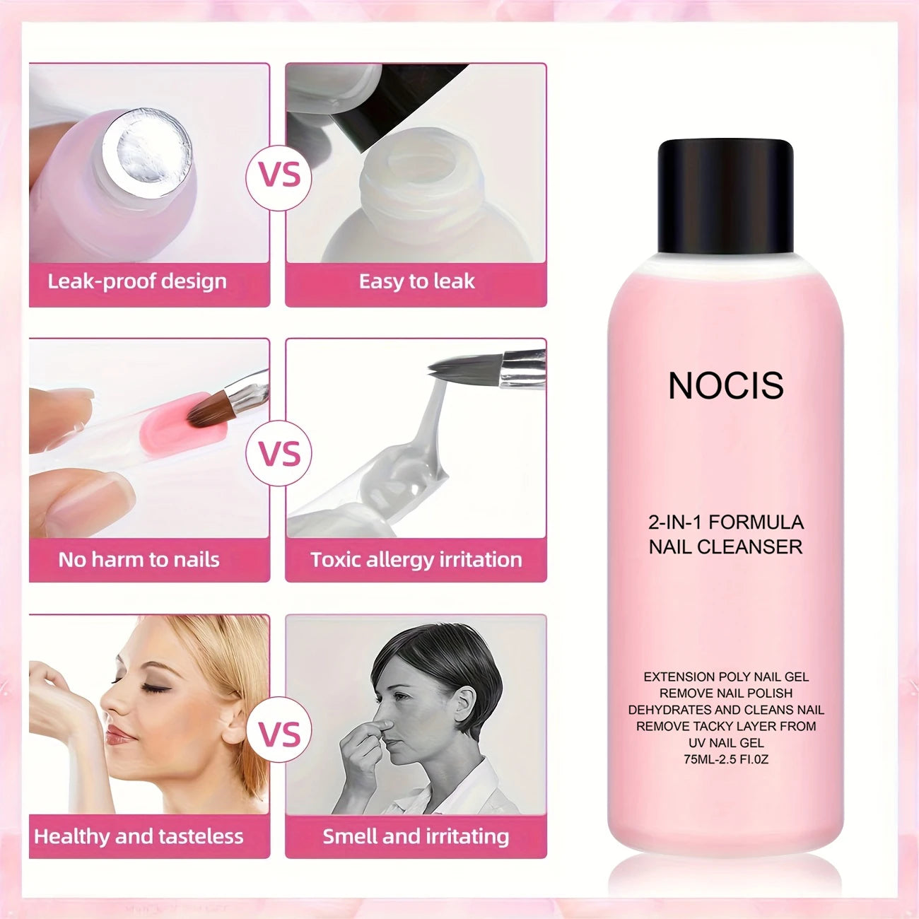 2-in-1 Gel Cleanser and Slip Solution for Poly Gel Nails