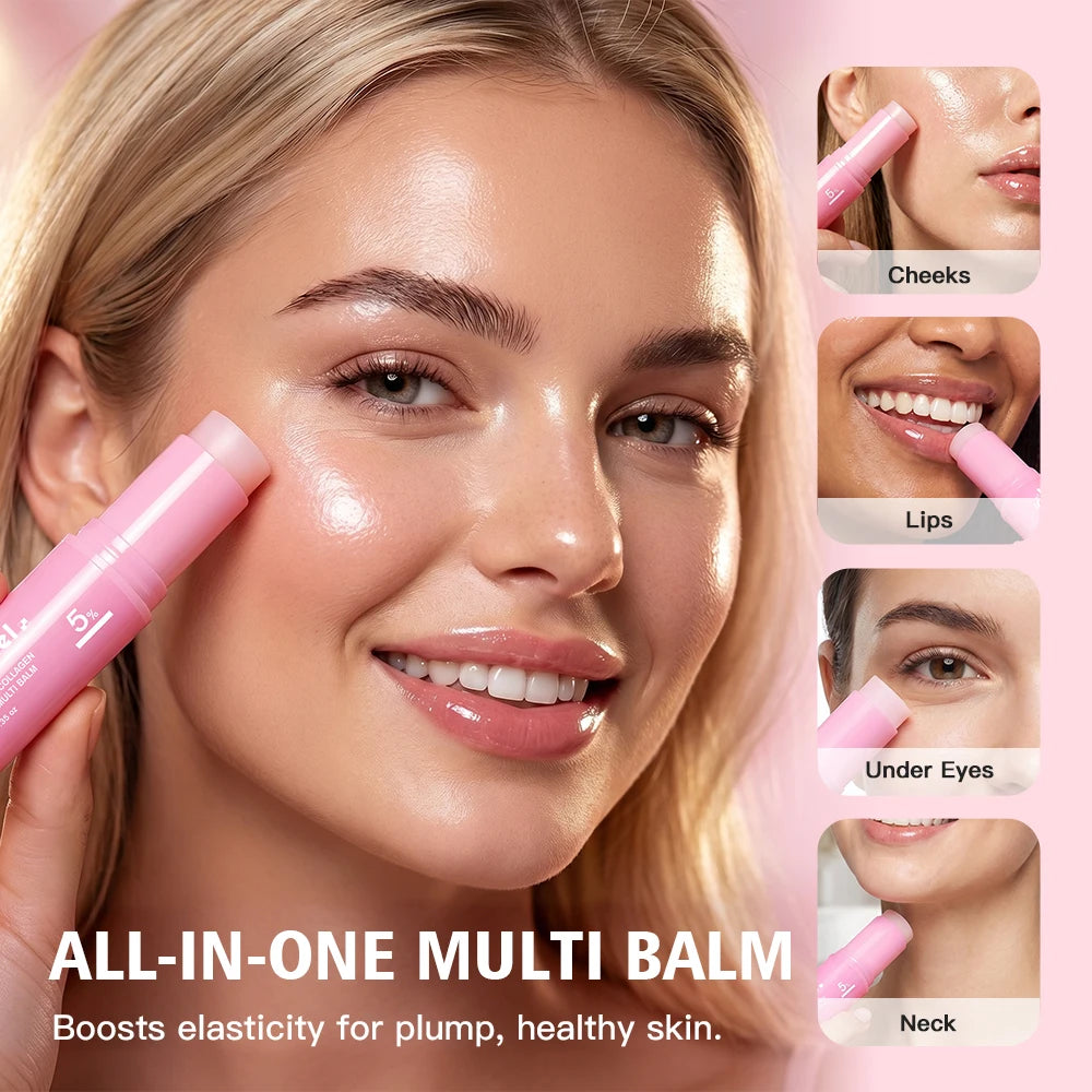 PDRN Pink Collagen Multi Balm Anti Aging Firming Stick