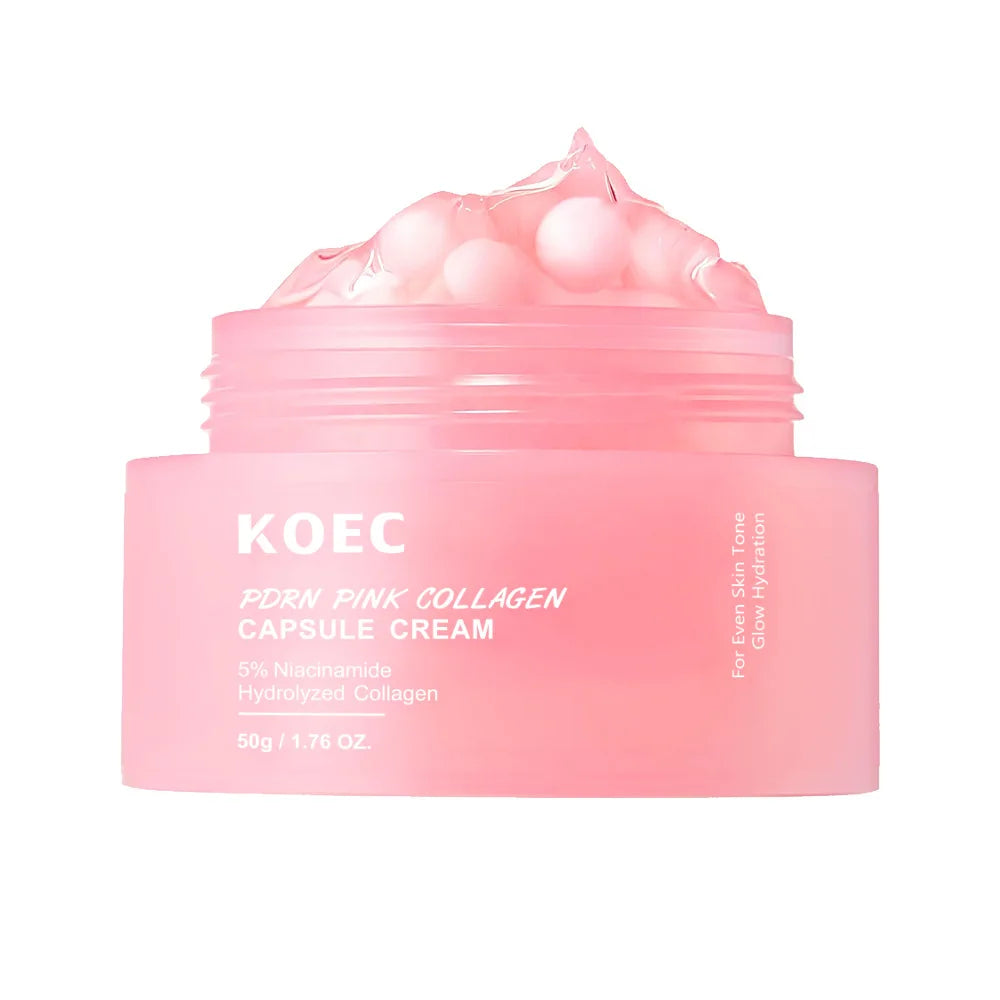 PDRN Pink Collagen Cream Anti Wrinkle Capsule Facial Gel