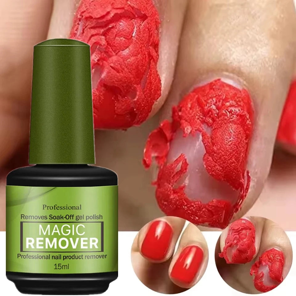 15ml Magic Nail Gel Remover Fast UV Soak-Off Polish Cleaner