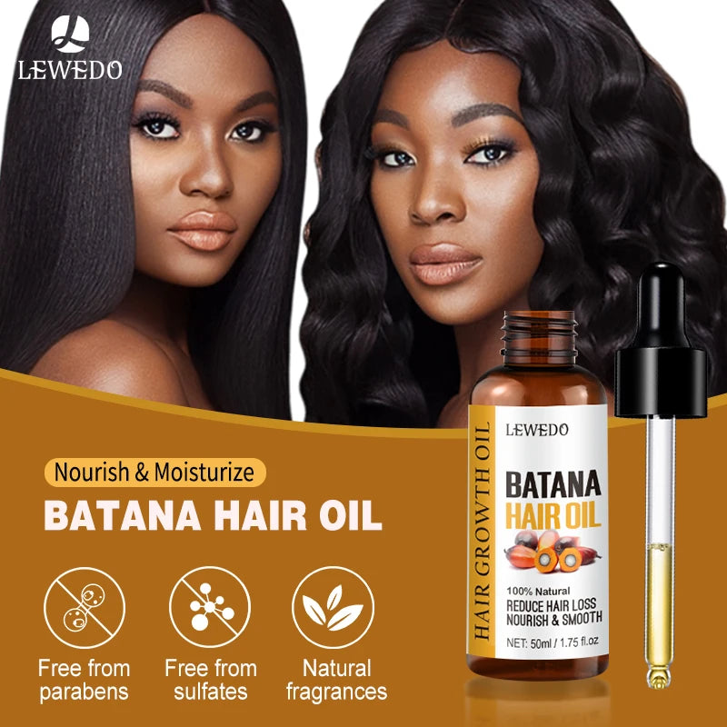 Pure Batana Oil for Fast Hair Growth Nourishing Formula Set