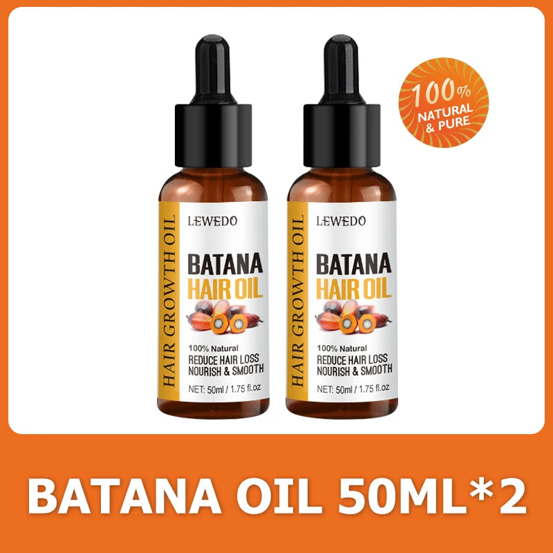 Pure Batana Oil for Fast Hair Growth Nourishing Formula Set