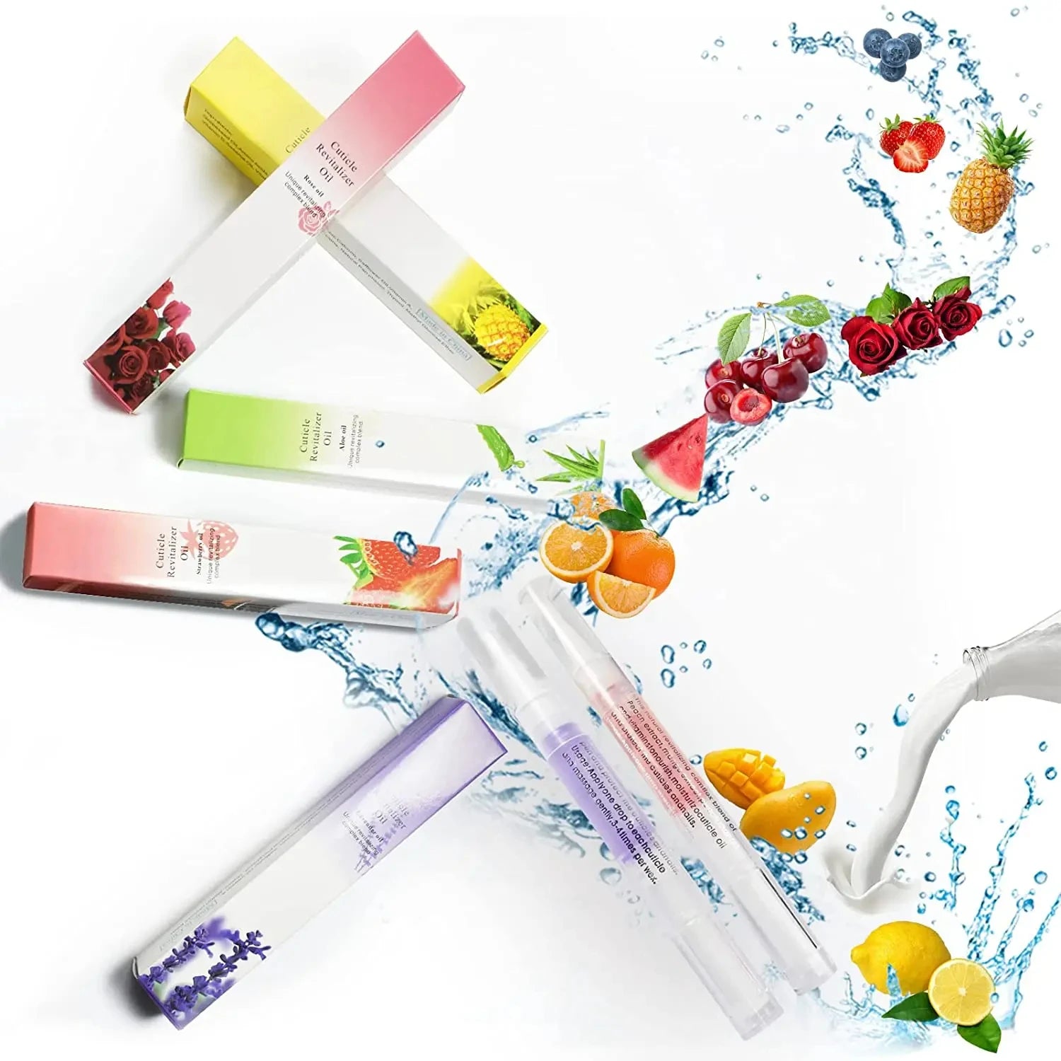 Cuticle Oil Pen Set: 30Pcs Professional Nail Repair Care