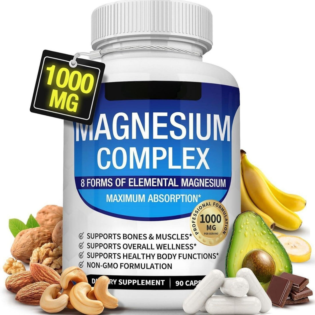Toplux 1000mg Essential Magnesium Supplement | Rozalee's