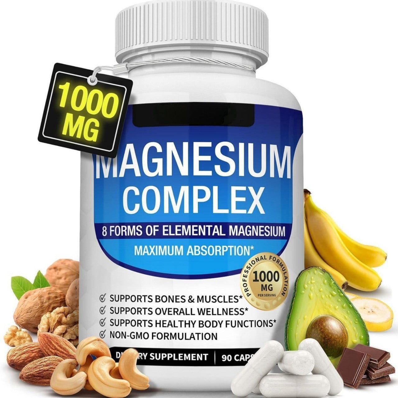 Toplux 1000mg Essential Magnesium Supplement | Rozalee's